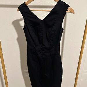Club Monaco size 0 black mini dress